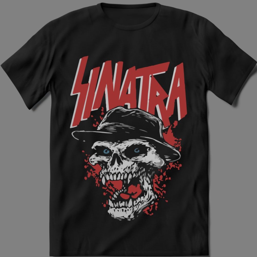 THE SULTAN OF SWOON HEAVY METAL SINATRA PARODY SHIRT